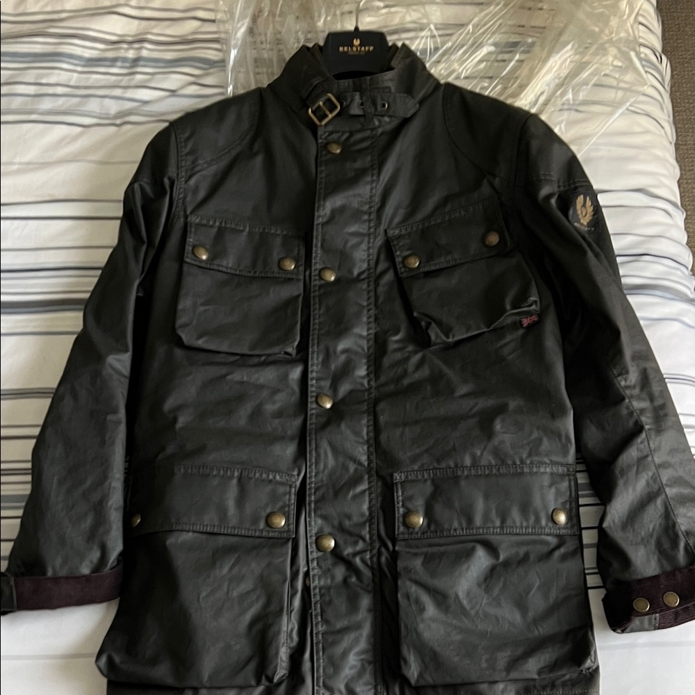 Belstaff Men's Olive Trialmaster Jacket